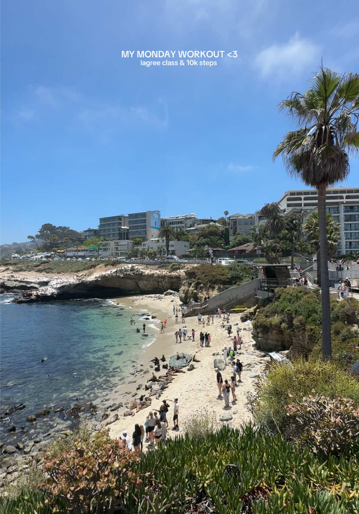 platform lagree class + 10k beach steps in la jolla = very happy kristal :) the sun is outtt in san diego and i lowkey miss the clouds but the vibes are immaculate 🌞 #workoutvlog #workoutwithme #fitnessvlog #workoutmotivationforwomen #10ksteps #10kstepsaday #fitnessgirls #fitnessgirlsoftiktok #workoutoutfit #workoutset 