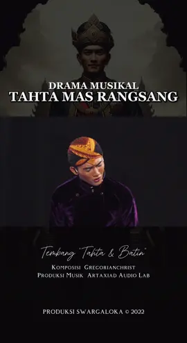 “Takdir bukan untuk dihindari, melainkan untuk dijalani.” Ki Jurumartani membujuk Mas Rangsang yang ingin hidup damai di padepokan… Namun Mataram butuh seorang raja. #artaxiadgamelan #gamelanjawa #dramamusikal #swargaloka #mataram #yogyakarta #surakarta #historyofjava #RajaMataram #SejarahJawa 