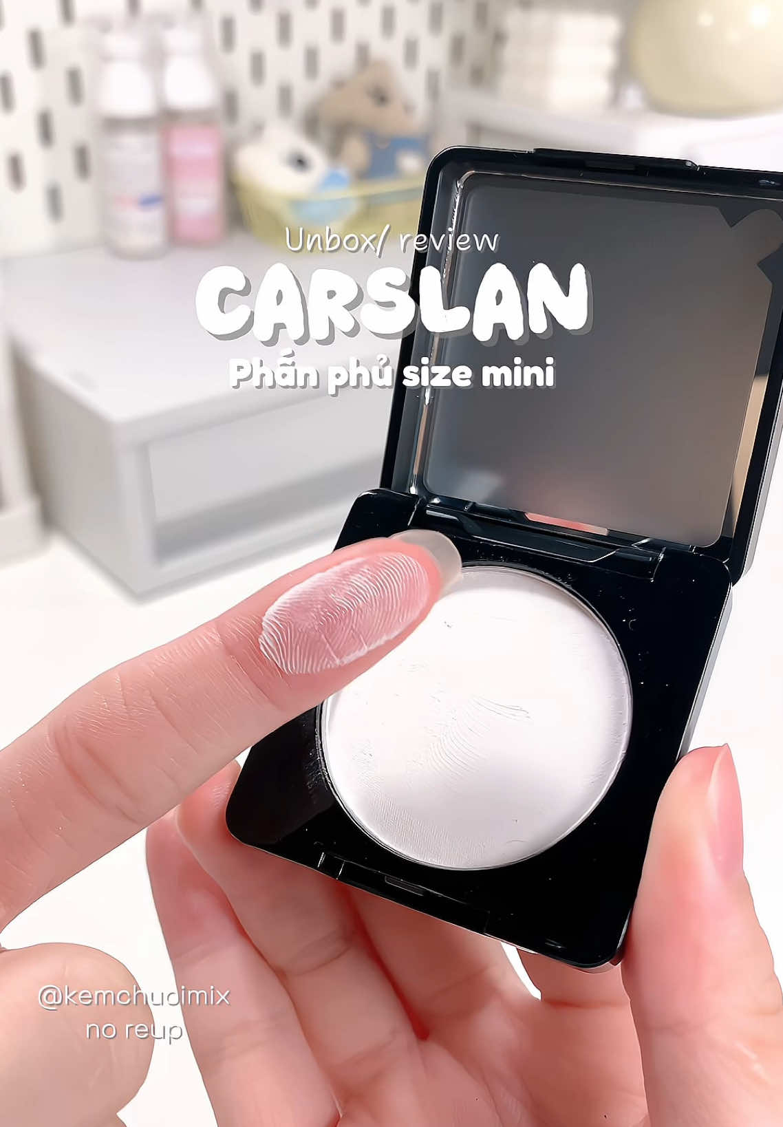 Phấn phủ Carslan size mini cưng xỉuu🎀#unbox#xh#foryou#phanphucarslanmini #phanphu #makeup 