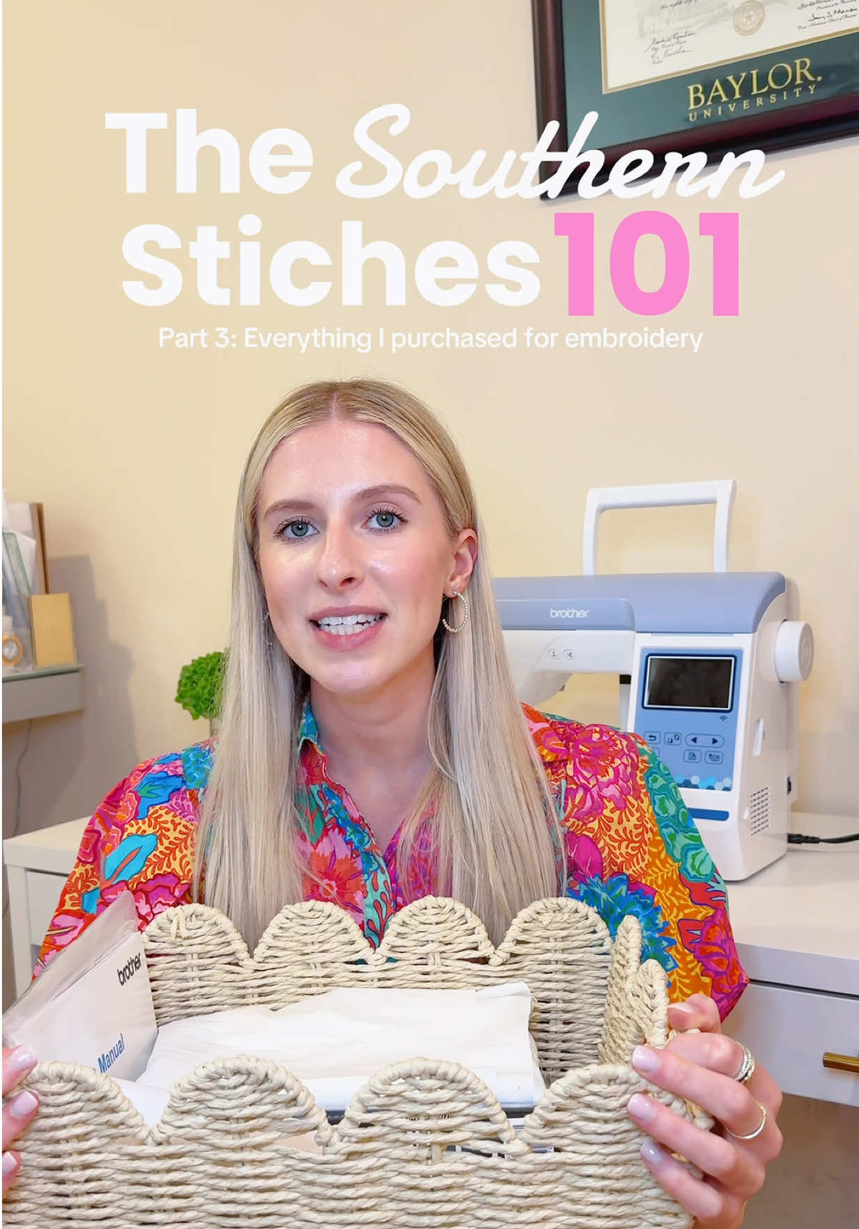 Let’s talk about everything I bought for the embroidery machine ! #embroidery #embroiderytutorial 