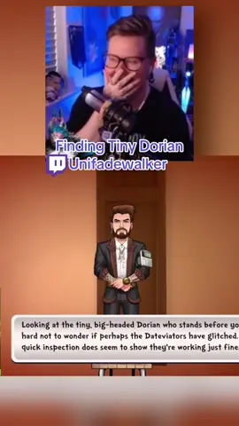 Finding Tiny Dorian in Date Everything #dateeverything #dateeverythinggame #dorian #tinydorian #team17 @Team17 @Date Everything #datingsim #twitchstreamer #twitchclips 