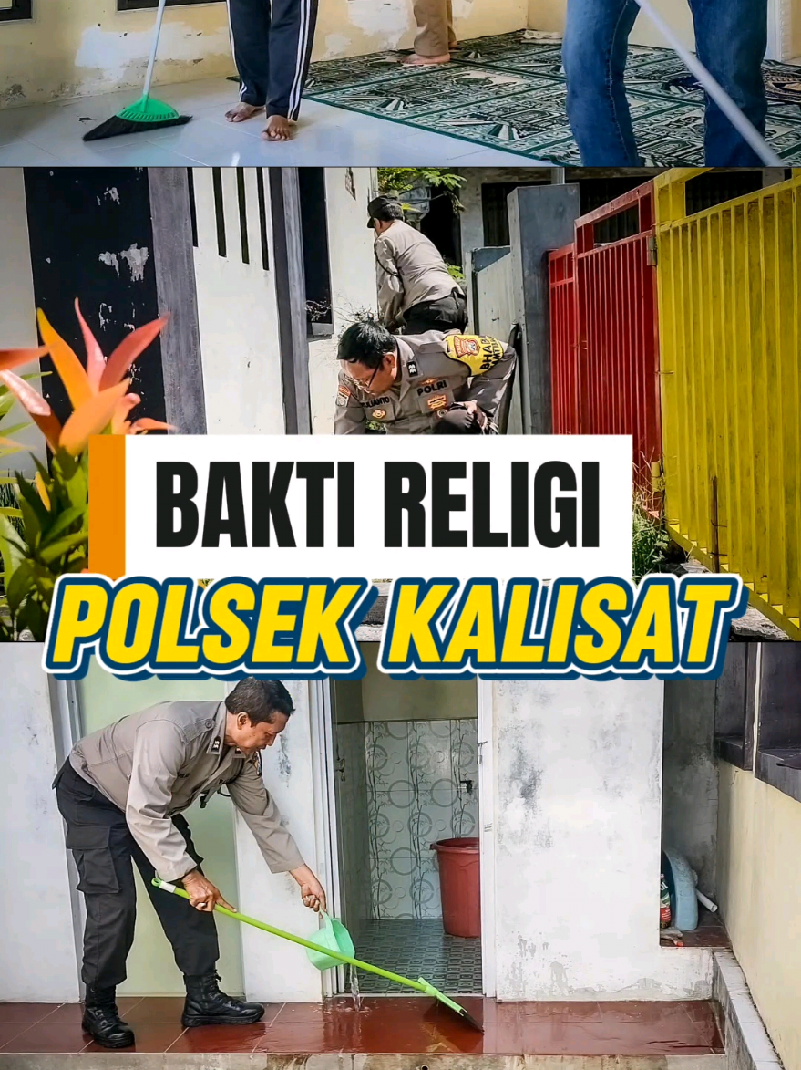 Dalam rangka menyambut HUT Bhayangkara ke-79 tahun 2025, Polsek Kalisat melaksanakan kegiatan Bakti Religi dengan membersihkan Musholla sebagai wujud kepedulian terhadap tempat ibadah dan upaya mempererat hubungan dengan masyarakat. Semoga menjadi amal kebaikan dan membawa keberkahan bagi kita semua. #polri #polisiindonesia #polripresisi #abdinegara #divisihumaspolri #police #polisikeren #polda #polisirepublikindonesia #polriindonesia #polisihebat #polisikece #fyp#f#foryou#viral #polriidola#kecamatan#kalisat#jember#jawatimur#polsek#kapolsek#salampresisi
