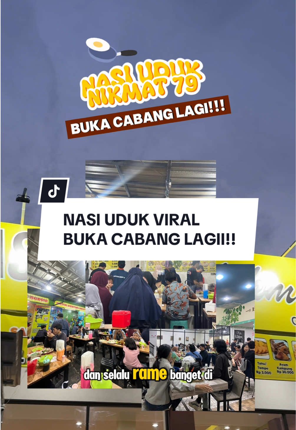 Nasi uduk yg gak pernah sepi di Jakarta, 📍Nasi Uduk Nikmat 79 akhirnyaa mereka buka cabang ketiga di Tangerang Selatan🫶🏻. Yang bikin mereka rame terus karna nasi uduk mereka wangi dan sambelnya sedepp bgtt. #kuliner #kulinertangerang #makan #kulinerjkt #rekomendasimakanan #fyp