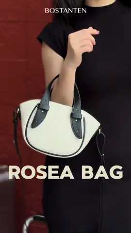 Classy, simple, dan super versatile!💃🏻 Warna Black & White di #RoseaBag ini bener-bener tone netral yang manis banget— defo makes your  outfit level up ⬆️ ✨ #Bostanten #FYP #OOTD #TasSelempang #TasWanita #Style #RoseaBag 