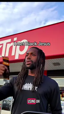 Watch until the end for an important message #strangers #smalltalk #random #fyp #viral #jesus #funny #lookalike #blackjesus 