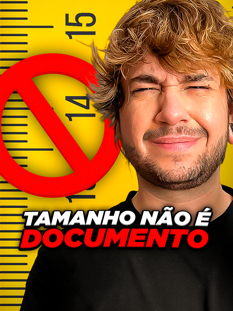 tamanho não é documento! #livedobrino #humor