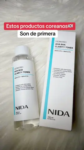 Nida #facetoner #claritytoner #nidatoner #skincarecoreano #skincaremusthaves #skincarekorea #koreaskincare #amatupiel 