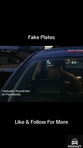 Fake Plates #fyp #cops #livepd 