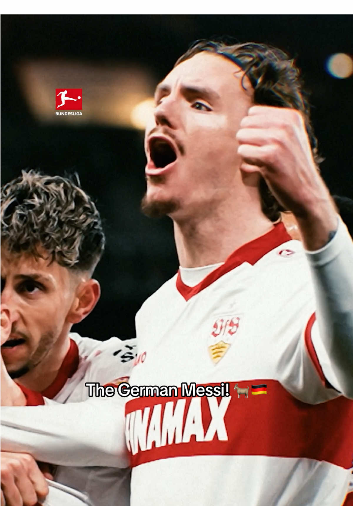 1.98m tall! 😲 Bro still makes no sense... 🔥 #bundesliga #fussball #woltemade #vfbstuttgart 