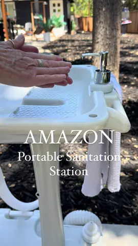 https://urlgeni.us/amzn/handsanitizingstation  Take a look at my newest find from AMAZON! It’s a portable wash basin with integrated soap and water dispensing. Moves easily with wheels and built-in carry handle. Controlled water flow with foot pump. Even space to hang hand towels. Ideal for backyard entertaining, or any outdoor activities like picnics, camping, RVing, boating … or anywhere hand sanitizing is a priority! #amazonhome #HomeHacks #homesolutions #backyard 