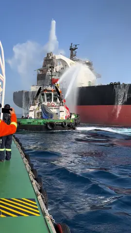 Onboard 🔥…….we are trying to fire fighting at anchorage ……. ✌️✌️#seaman 