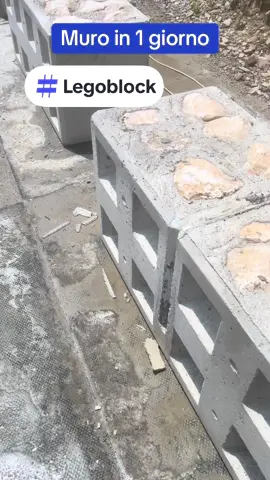 Legoblock per muri di contenimento, strutture e recinzioni con pietra o senza  #perte #sivolaneiperte🔥🔥🔥 #legoblock ### #fvp #muro #arginina #erosione #sicilia #palermo 