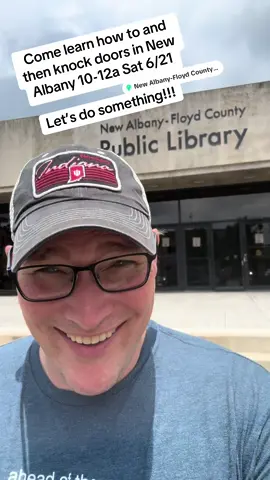 Come learn how to canvass with TP4C at the Floyd Co Library in New Albany on Spring St from 10-12a on Saturday morning June 21st. #doorknocking #newalbanyindiana #floydcountyindiana #thankyou #vote #timpeckforcongress @Project Next  
