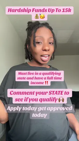 Are you a mom going through hardships? Apply for Hardship Funds and recipient your funds TODAY!  COMMENT YOUR STATE TO SEE IF YOU QUALIFY 🫶🏾  #eliterebuild #loanhelp #financialassistance #emergencyfunds #debtrelief #financialfreedom #hardshipfunds #momshelpingmoms #mom #moms #pregnant #singlemom 