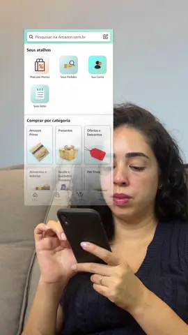 Dos mesmos criadores do filho que esqueceu a cartolina pro dia seguinte, vem aí: o marido que precisa de presente pra amanhã! Aprenda com a @nataliasozza a acompanhar o seu pedido da Amazon pelo aplicativo, e-mail, SMS e até WhatsApp 🚚📲