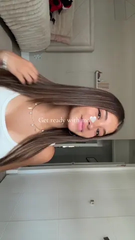 get ready w me🫧🤍