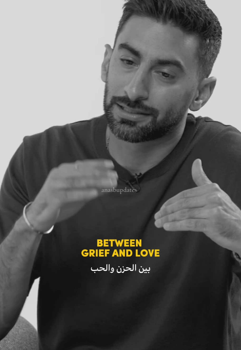 The bigger the love, the bigger the grief. @AB | أنس بوخش  #anasbukhash #anasbupdates #أنس_بوخش  #abtalks   #tiktok #reels #instagram #viral #reels #trending #explore