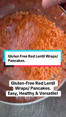 Gluten-Free Red Lentil Wraps – Easy, Healthy & Versatile! Follow for more simple recipes & tips. These 3-ingredient lentil wraps are packed with protein, naturally gluten-free, and perfect for wraps, pancakes, or flatbreads! Save this for meal prep! Ingredients: 200g red lentils 450ml warm water 1 tsp salt ½ tsp turmeric ¼ tsp black pepper How to Make: 1️⃣ Soak lentils in water for 1 hour. 2️⃣ Blend soaked lentils + spices into a smooth batter. 3️⃣ Heat a pan with a little oil. 4️⃣ Cook by pouring a ladleful of batter, spreading thin, and cooking 2 mins per side. 5️⃣ Enjoy as a wrap, pancake, or with chutney! Tip: Add spices or herbs for extra flavour. These store well in the fridge or freezer—just reheat and enjoy. #easysteps #easytofollow #simplerecipe #glutenfree #proteinwraps 
