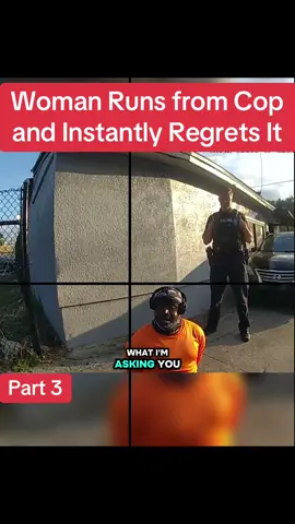 Woman Runs from Cop and Instantly Regrets It #cops #police #copsusa🚔🇺🇸 #policeofficer #foryou 