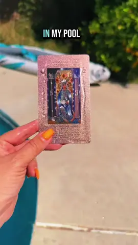 me: I’ll protect my tarot cards with my life  also me: throws them in a pool like a mermaid priestess 🧜‍♀️💦 Waterproof. Rose gold. Absolutely stunning.  This is your sign to read cards in the wild 🌞🎴 #TarotTok #WitchTok #TarotReader #WaterproofTarot #RoseGoldTarot #PoolsideDivination #MysticTools #WitchyVibes #GlamWitch #HighPriestessEnergy #WitchyAesthetic #TarotOnTheGo 