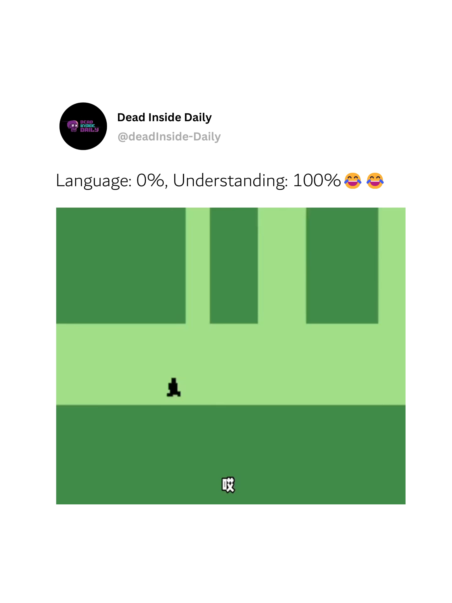 Language: 0%, Understanding: 100% 😂😂 #gamememes #funnyvideos #memes😂 #darkhumor #understandin0