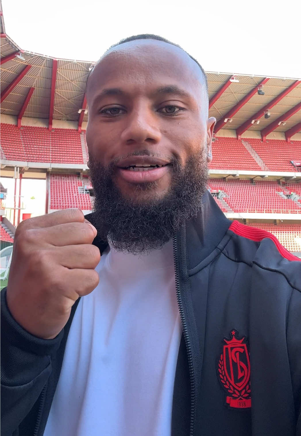 Les premiers mots de Marco Ilaimaharitra en Rouche. 💬 #RSCL #COYR 🔴⚪️