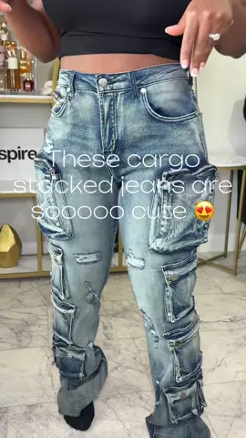 These stacked cargo jeans are 🔥🔥🔥 Cute, comfy, and tall-girl approved and I love how many pockets they have 😍 I’m wearing a size L  #FashionTok #TikTokStyle #OOTD #CargoJeans #StreetStyle #TallGirlStyle #TrendyFits #ComfyAndCute #tiktokshopcreatorpicks #tiktokshopsummerturnup #spotlightfinds #summervibes #dealsforyoudays  #OOTD #denimjeans #stackedjeans #TikTokFashionFinds 