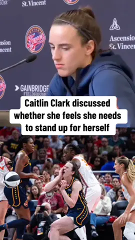 Caitlin Clark says she's focused on her game following Tuesday's Fever-Sun matchup (via ScottAgness/X) #caitlinclark #fever #WNBA 