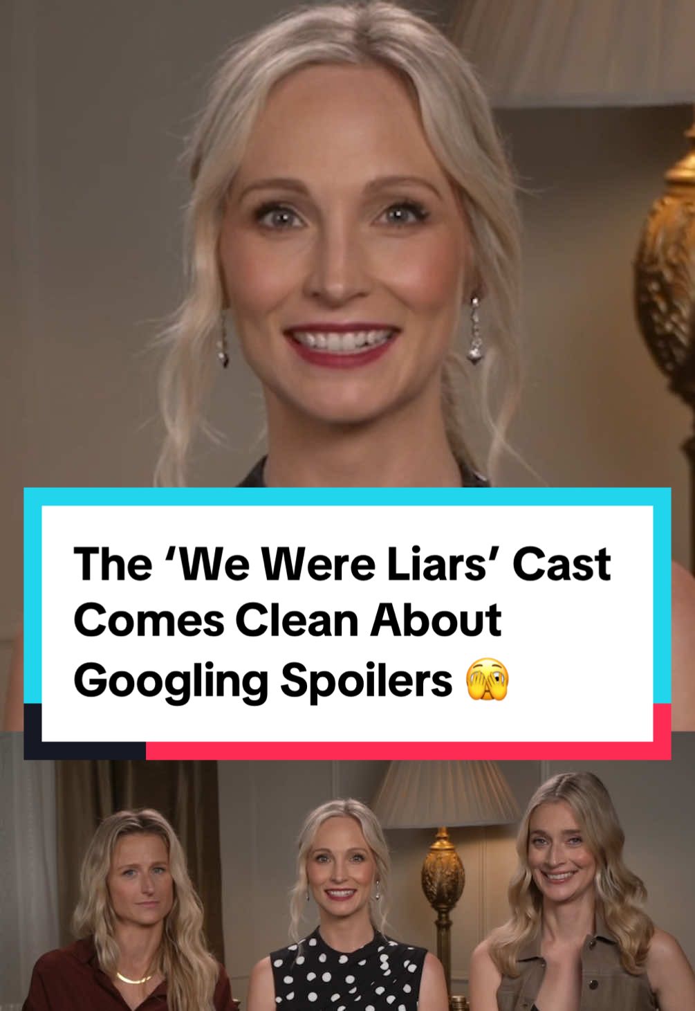 Resist the temptation!!! The #WeWereLiars Moms are warning you not to Google spoilers 🙅‍♀️  #CandiceKing #PrimeVideo #VampireDiaries 