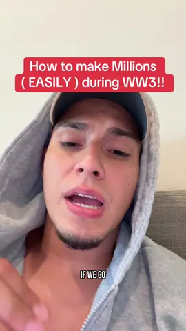 How to make Millions during WW3… Join the TG to follow my trades btw 🫡 #bitcoin #crypto #stocks #ww3  #war #cryptocurrency 