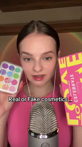 Real or Fake cosmetics💄#asmrmouthsounds #asmrreal #asmrcosmetics #asmrmakeup #asmrlisandra 