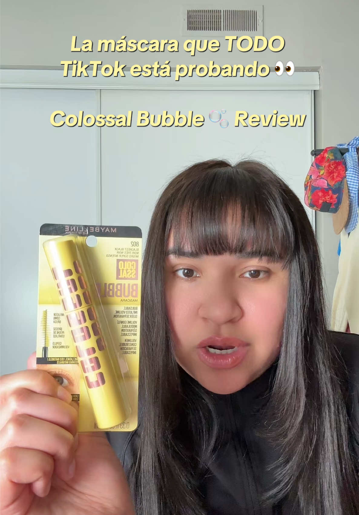 ✨ Probando la Colossal Bubble Mascara de Maybelline 💛 ¿Deja las pestañas con volumen real o es puro hype? 👀 Te muestro aplicación, resultados y opinión sincera. @Maybelline NY  #colossalbubblemascara #maybellinemascara #TikTokBeauty #maquillajetiktok #probandoproductos #boricua #jenniferruidiaz #latinacontentcreator 