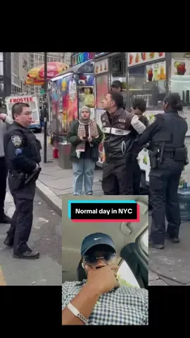 Just another Brooklyn classic - NYPD shutting it down like it's a movie set. You never know what you'll walk into in New York.