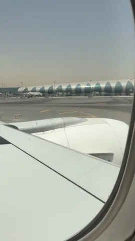 Emirates Airlines landed at Dubai International Airport #traveltiktok #travel #dubai #emiratesairlines #dxb 