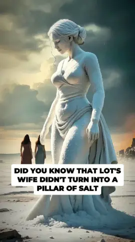 The truth about the story of Lot's wife in the Bible 
 
 #bible #biblestories #christiantiktok  #god 