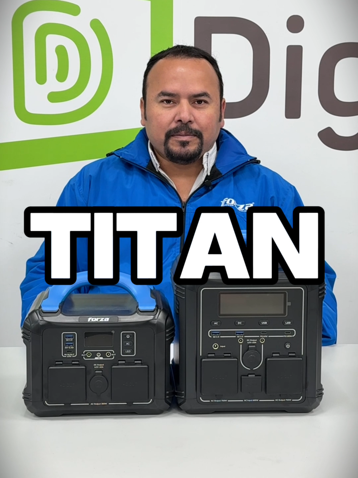 🟡 ¿Luz donde no hay luz? Fácil… con el TITAN de FORZA. ⚡ Portátil 🔋 Silencioso 🎒 Va donde vos vayas 📱 Cargá tu cel, laptop, TV o hasta un proyector. 🚫 Sin enchufes, sin excusas. 💡 Energía inteligente, para creadores, aventureros o emergencias. 🎯 ¿Ya tenés tu TITAN? #SomosDigicorp #EnDiosConfiamos #distribuidormayorista #equipostecnologicos #seguridadytecnología #trendingvideo #fyi #forza