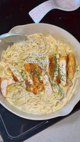Pasta alfredo con pollo#pasta#pastaalfredo#comida#viral#chickenalfredo