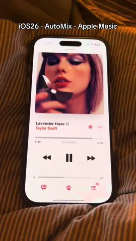 iOS26, Meet me at midnight.🔥💙#ios26 #applemusic #midnights #lover #taylorswift 