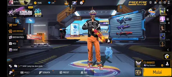 max 1 opm renk all bronze ga perna ke pake ajuin lek#elitecees🥴🤙 #fyp #garenafreefire #akun #sg2alok 