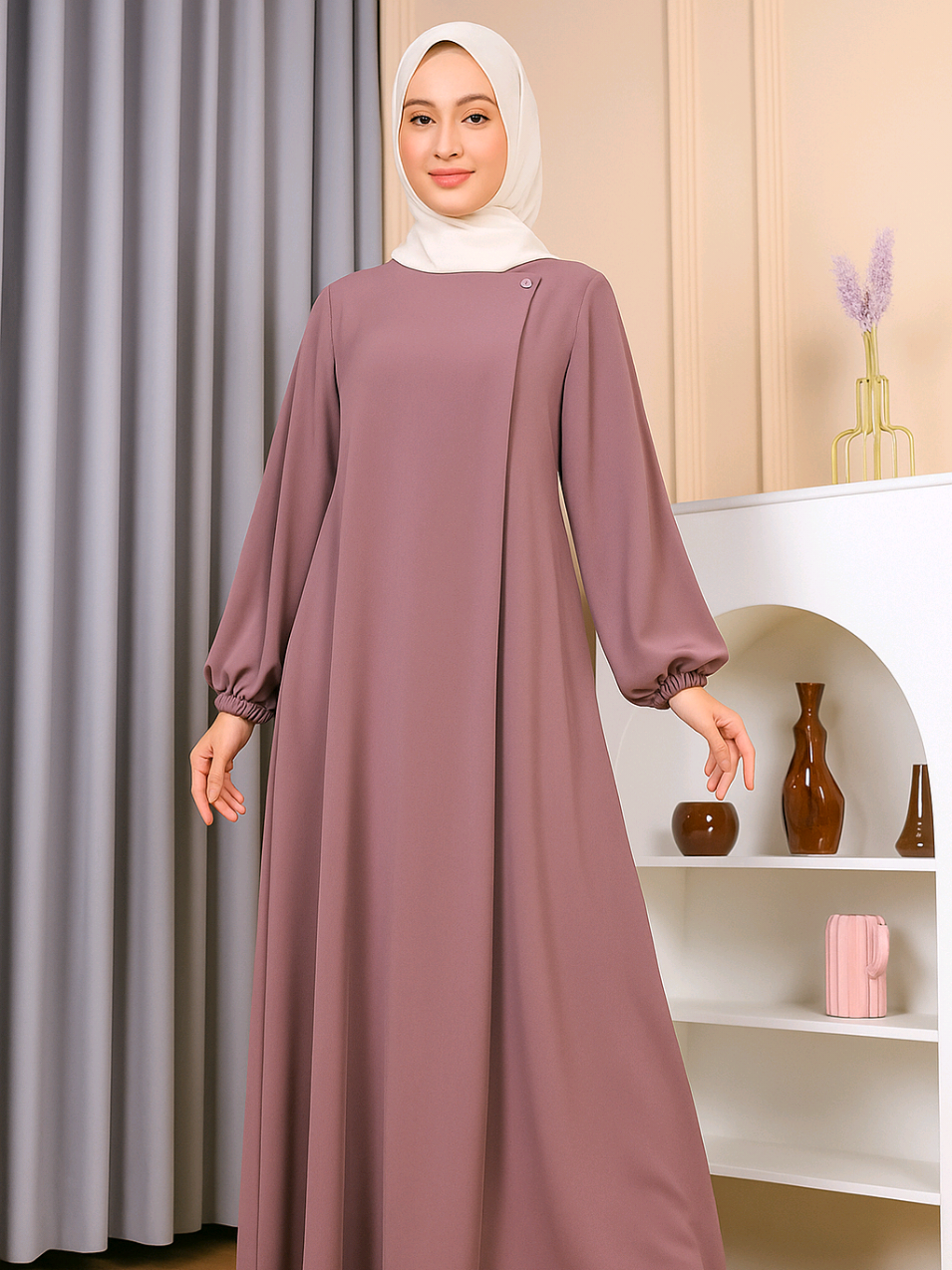Maryam Dress Gamis Wanita Kekinian #dressgamis #dresskekinian #gamiswanita 