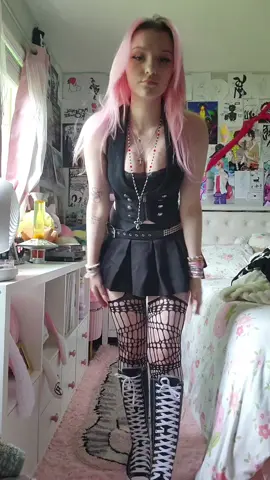 GUYS I MISS WHEN I WASNT SUNBURNT!!!!#outofcosplay #emogirl #egirl #fyp #foryoupage #fypシ #newnails #OOTD #altgirl #emo #alt #egirls  #shopping #fitcheck #kawaii #kawaiiaesthetic #egirlaesthetic #pinkhair #pinkhairgirl #thighhighs #outofcos