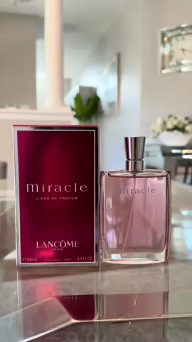 Lancôme Miracle is a radiant, modern classic that celebrates the beauty of life’s unexpected moments. This floral-spicy fragrance opens with a fresh burst of lychee and freesia, leading into a warm heart of magnolia and spicy ginger. Soft musk and amber create a smooth, comforting base, making Miracle a versatile scent that feels both uplifting and elegant.✨💕 @Lancôme  Every day is a Miracle 🌸 This Lancôme favorite wraps you in soft florals and a hint of spice  fresh, feminine, and full of possibility. 💫 #FragranceOfTheDay #MiracleMoments 🌸 Fragrance Notes: 	•	Top Notes: Lychee, Freesia 	•	Heart Notes: Magnolia, Ginger, Pepper, Mandarin 	•	Base Notes: Jasmine, Musk, Amber #LancomeMiracle #LancomeFragrance #MiracleEDP #PerfumeOfTheDay #FragranceLovers #PerfumeAddict #FreshAndFeminine #SignatureScent #FloralPerfume #EverydayFragrance #BeautyInMoments #PerfumeReview #videoviral #trendingvideo #fyp 