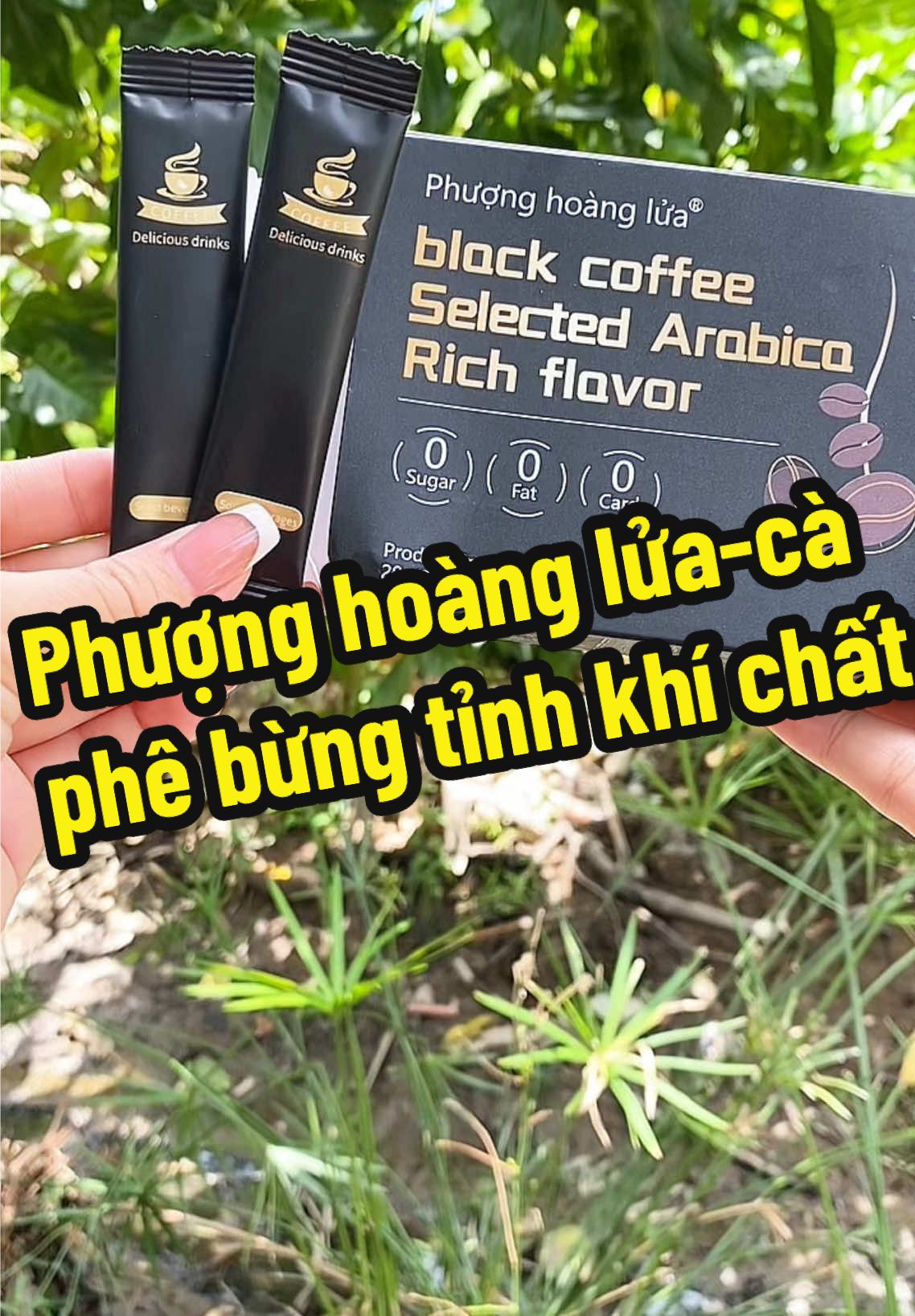🔥 Mở gói là thơm, nhấp miệng là mê! Cà phê hòa tan Phượng Hoàng Lửa – vị đậm đà, thơm bùng nổ, đánh thức mọi giác quan! ☕ Pha nhanh – uống chất – tỉnh táo suốt ngày#caphe #caphehoatan #capheden #caphephuonghoanglua #mecaphe #CapCut 