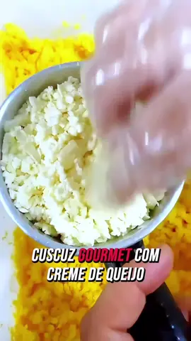 🥘 Cuscuz Gourmet  🫕 Com Creme de Queijo!