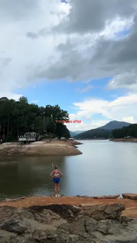 [UPDATE] it’s been 9 months since hurricane helene 🌧️ 💚 LINKS TO DONATE TO LOCAL CLEAN UP + RELIEF EFFORTS IN BIO 💚 cleanup is far from over. they had to lower the water to clear dangerous sediment.  not dry, but it’s been drained to the lowest level seen in nearly 100 years. hurricane helene dumped 22 inches of rain in 48 hours around september 27th 2024. (9 months after clips were taken today 6/18/25) the “2 months after” clips were filmed 11/29/24 and the before clips are from july 2024. #lakelure #hurricanehelene #ncflooding #beforeandafter #chimneyrock #chimneyrocknc 