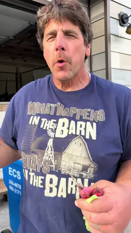 Garden etiquette #dirt #garden #gardening #radish #jeffdabe #minnesota #champion #armwrestler #farmer #fyp #fypシ 
