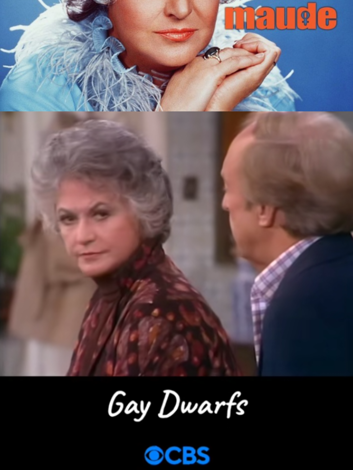 Maude-  TV CLIP. #fyp #trending #maude #beaarthur #goldengirls #70stv #80stv #tvclips #sitcom #blacktiktokcommunity #queer #gay #lesbiansoftiktok #babyboomer #millennial #genx #70s #80s #Pride 
