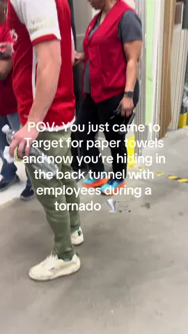 Can I try on my new fits in the back hallway since you wouldn’t let me use the fitting room? #OhioWeather #TornadoChronicles #OnlyInTarget #targethaul 