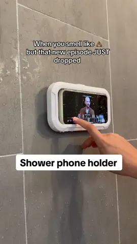 No time to waste #showertok #showerproducts #showerphonecase #shower #showeraccessories #phonetok #phoneaccessories #waterproofcase 