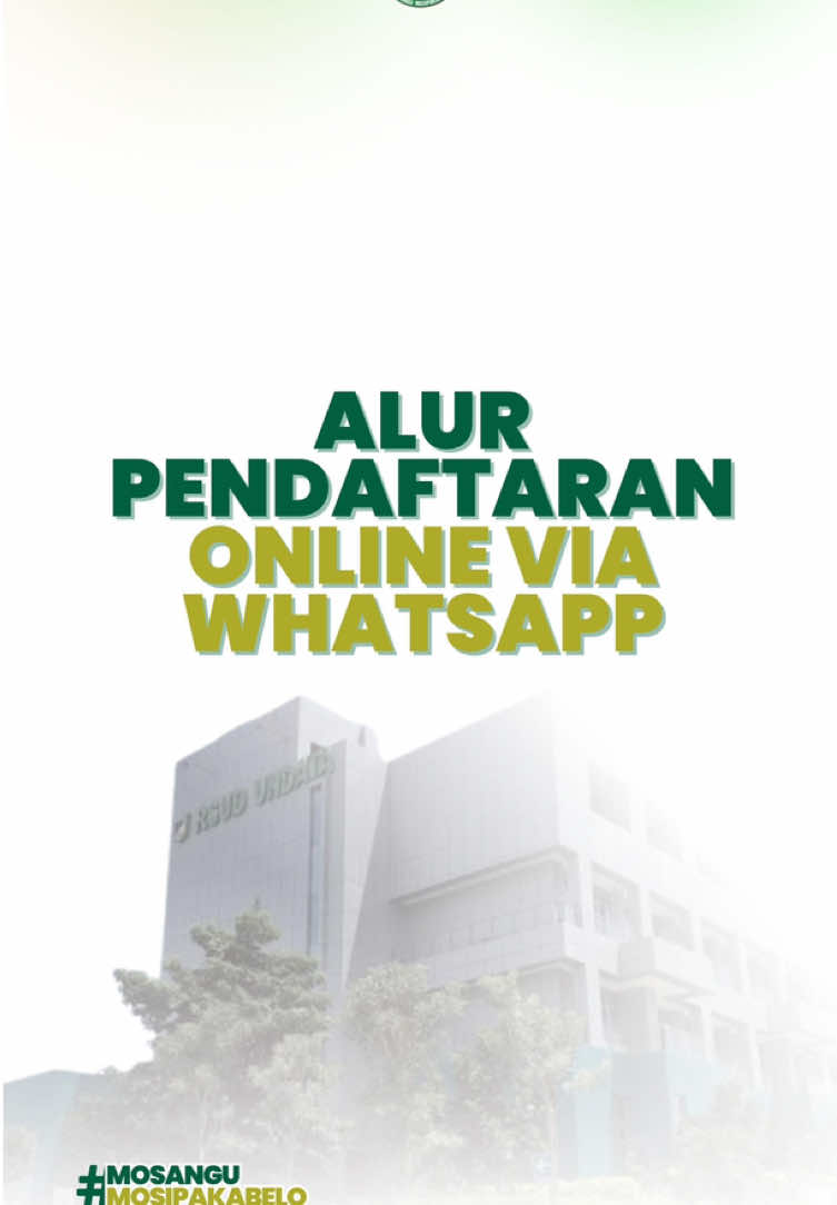 Daftar berobat kini makin mudah! 😍 Pasien RSUD Undata bisa daftar secara online tanpa harus antre panjang 💻📱 ✨Yuk manfaatkan layanan digital untuk kenyamanan bersama. #RSUDUndata  #MosanguMosipakabelo #PendaftaranOnline #PasienMakinMudah #PelayananDigital #SulawesiTengahSehat